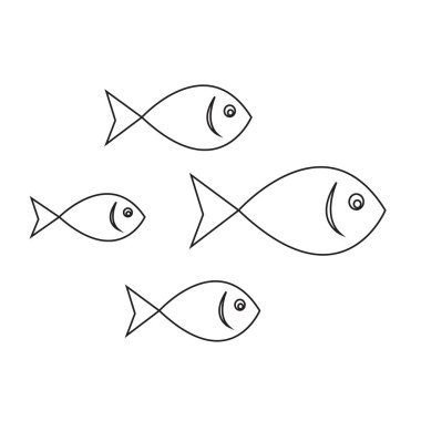 basit balık simgesi 