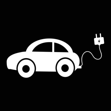 elektrikli araba simgesi 