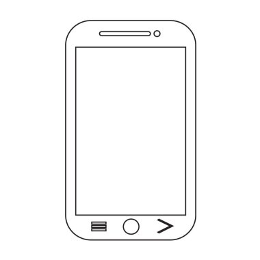 Modern smartphone simgesi