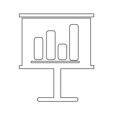 Pano tanıtımı ile grafik simgesi