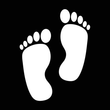 ayak yazdırma simgesi