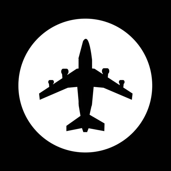 Иконка Flying Airplane — стоковый вектор