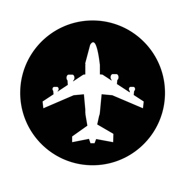 Icône de l'avion volant — Image vectorielle