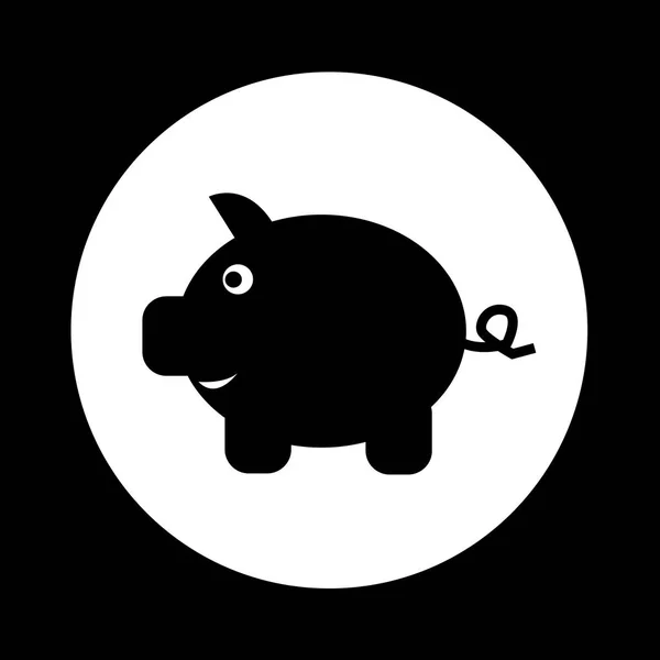 Piggy bank icon — Stock Vector