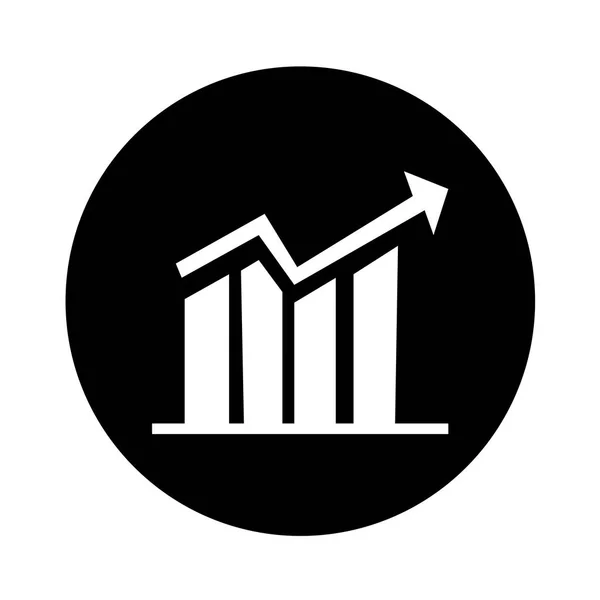 Icono del diagrama de negocio — Vector de stock