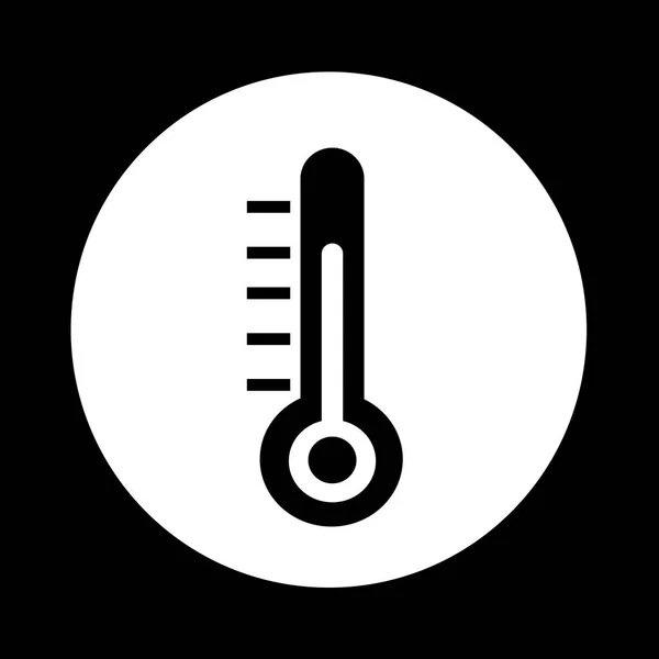 Icona segno termometro — Vettoriale Stock