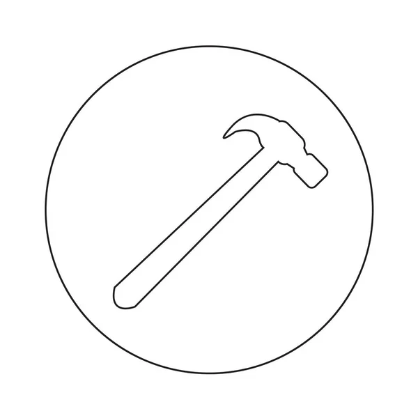 Значок Claw-молоток — стоковий вектор