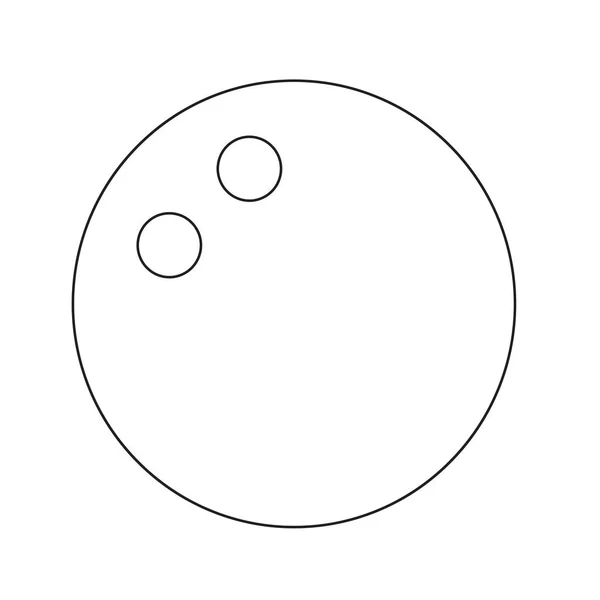 Squash míček ikona — Stockový vektor
