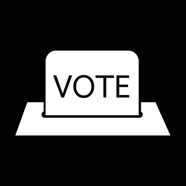 Icono de caja de votación — Vector de stock