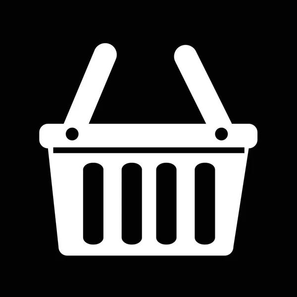 Icono de cesta de compra — Vector de stock