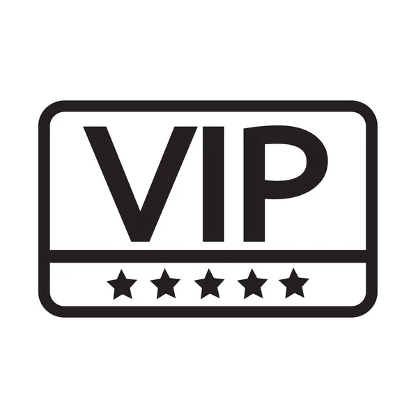 VIP-label pictogram — Stockvector