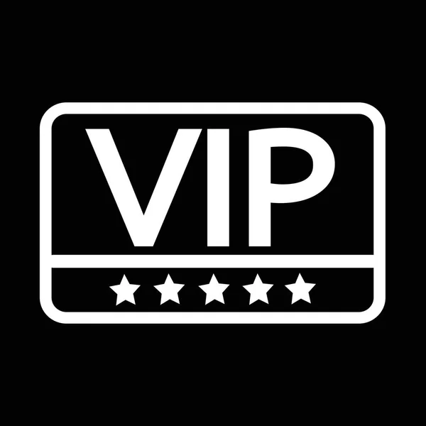 Icono de etiqueta VIP — Archivo Imágenes Vectoriales