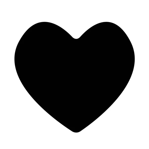 Heart flat style icon — Stock Vector