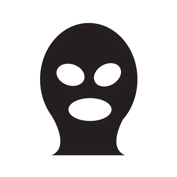 Trestní ikona masky — Stockový vektor