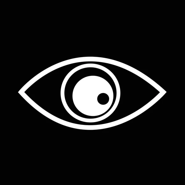 Ícone olho humano — Vetor de Stock