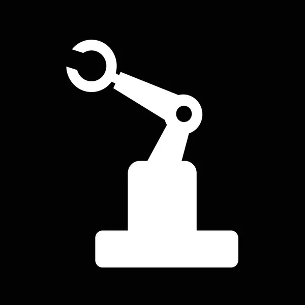 Icono mecánico robot — Vector de stock