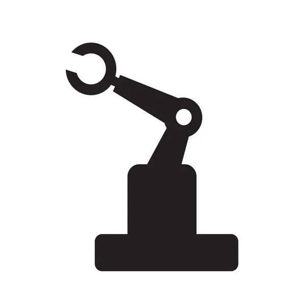 Mechanic robot icon — Stock Vector