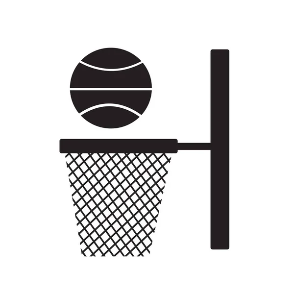 Basketball net icon — Stock Vector