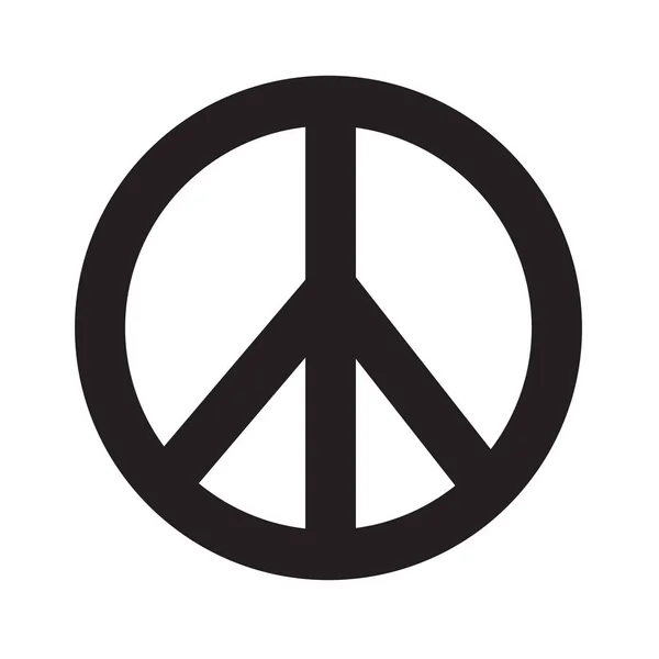 Icône de paix — Image vectorielle
