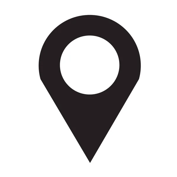 Ikona wskaźnika mapę lokalizacji GPS — Wektor stockowy