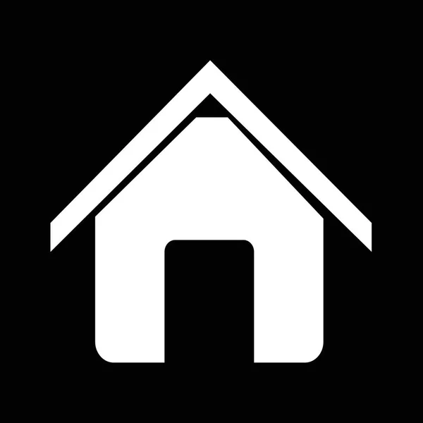 Otthoni aláírás ikonra — Stock Vector