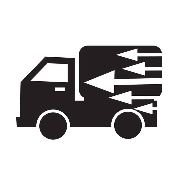 Fast delivery car icon — Stock Vector