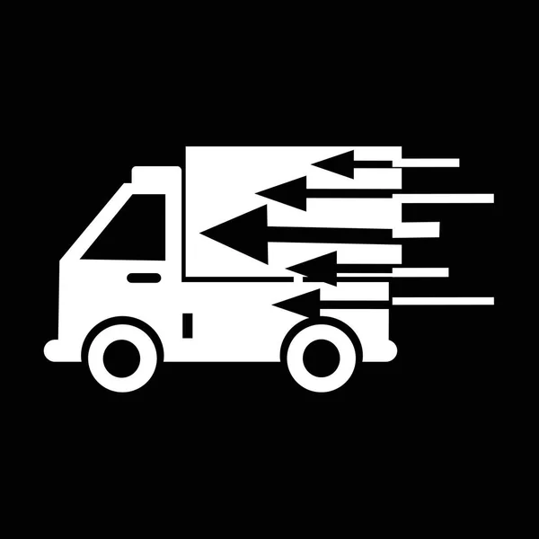 Fast delivery car icon — Stock Vector