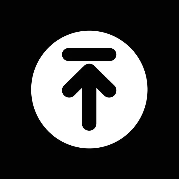 Subir icono de signo — Vector de stock