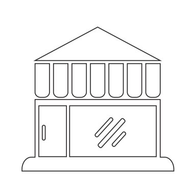 dükkan bina simgesini