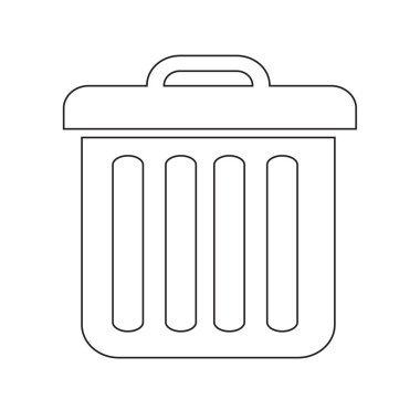 çöp kutusu simgesini