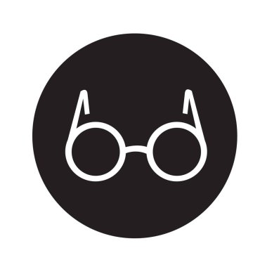 gözlük simgesi illüstrasyon 