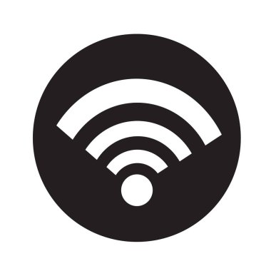 WiFi simgesi illüstrasyon 