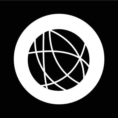 küresel sosyal ağ simgesini 