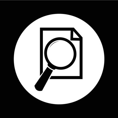 Belge Büyüteç simgesi tasarım