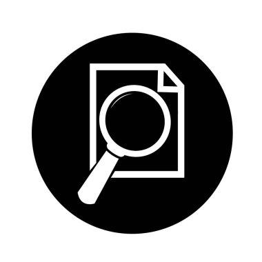 Belge Büyüteç simgesi tasarım