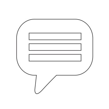 konuşma balonu simgesi 