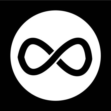 sonsuzluk sembolü simgesi tasarım