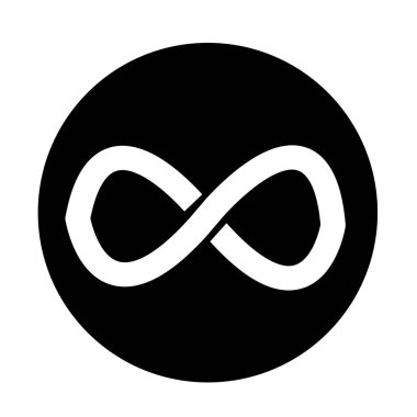 sonsuzluk sembolü simgesi tasarım