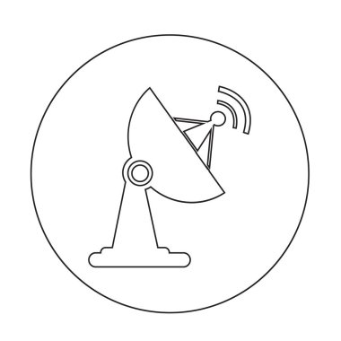 uydu çanağı simgesi tasarım