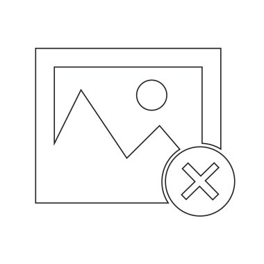 Düz stil fotoğraf simge 