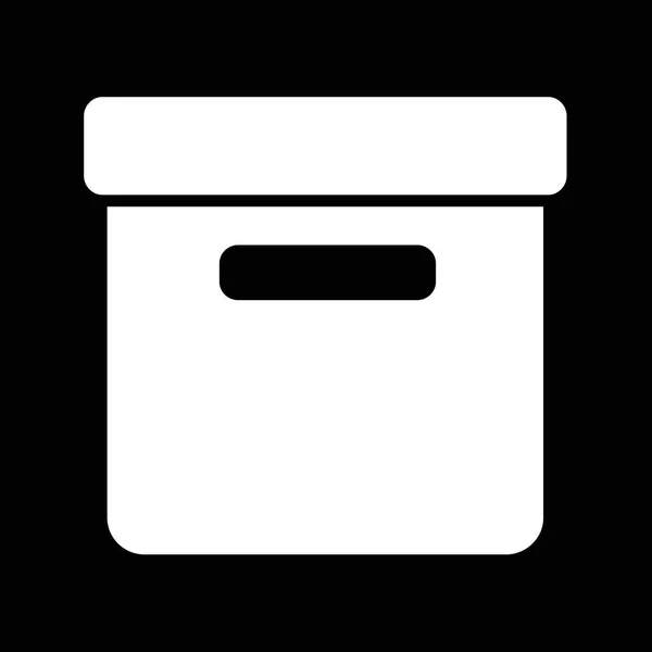 Ícone de caixa de arquivo do escritório — Vetor de Stock