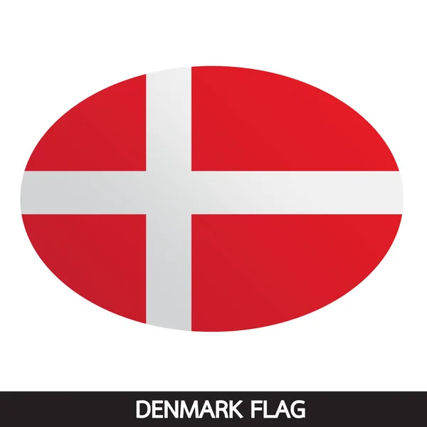 Dänische Flagge — Stockvektor