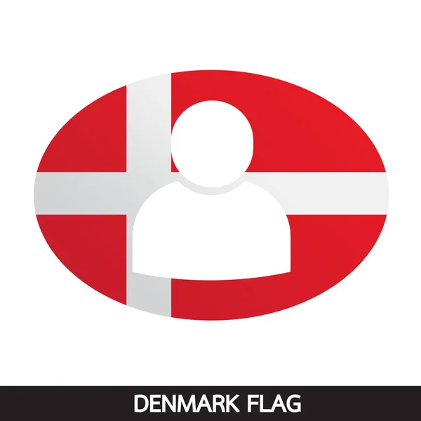 Denmark flag icon — Stock Vector