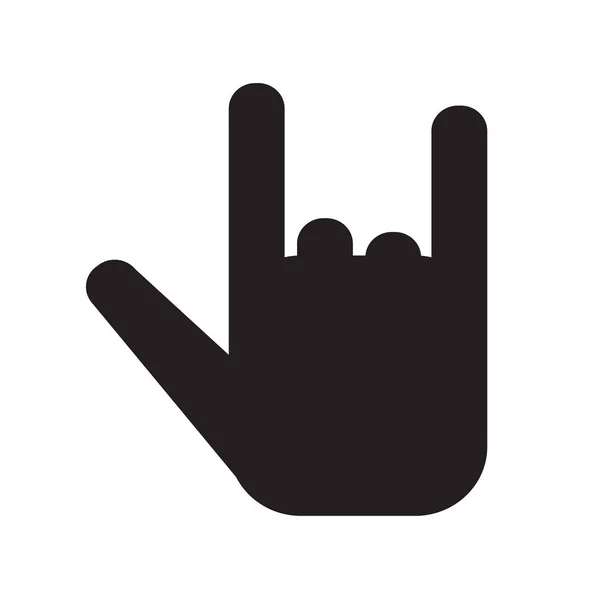 Icona gestuale della mano — Vettoriale Stock
