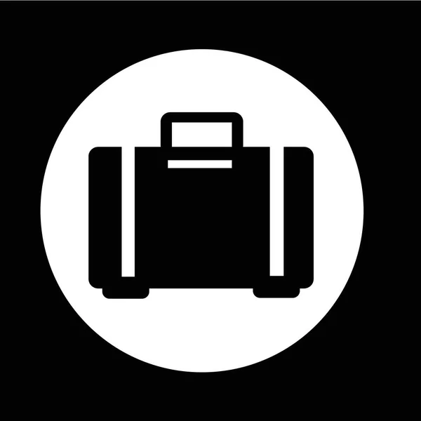 Ícone do saco de bagagem — Vetor de Stock