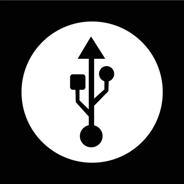 USB-Symbol-Illustration — Stockvektor