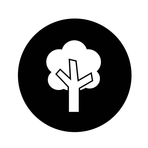 Tree icon illustration — Stock Vector