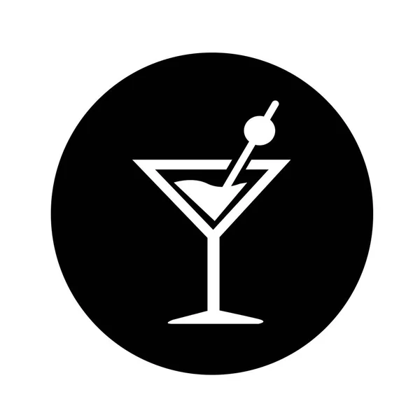 Drinken van drank pictogram — Stockvector