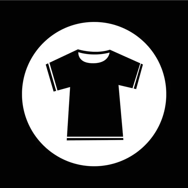 Tshirt pictogram illustratie — Stockvector