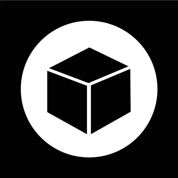 3D куб значок — стоковий вектор